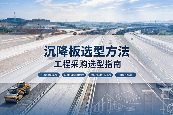 汝城沉降板选择方法