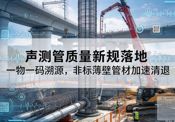 汝城声测管质量新规落地，一物一码溯源，非标薄壁管材加速清退