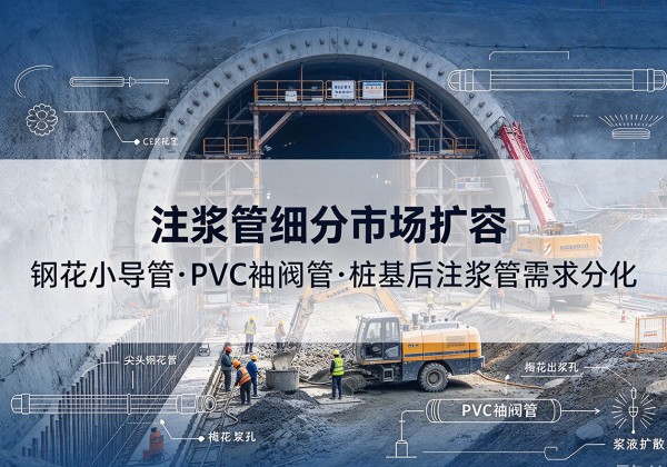 汝城注浆管细分市场扩容，隧道钢花小导管、PVC 袖阀管、桩基后注浆管需求分化
