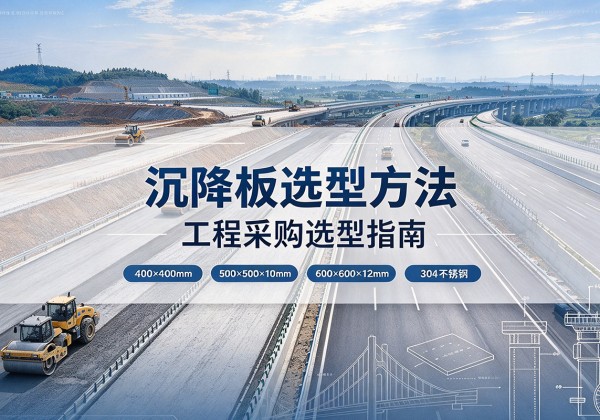 汝城沉降板选择方法